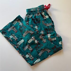 Lazy One Llama Holiday Pajama Pant - unisex size XL - EUC